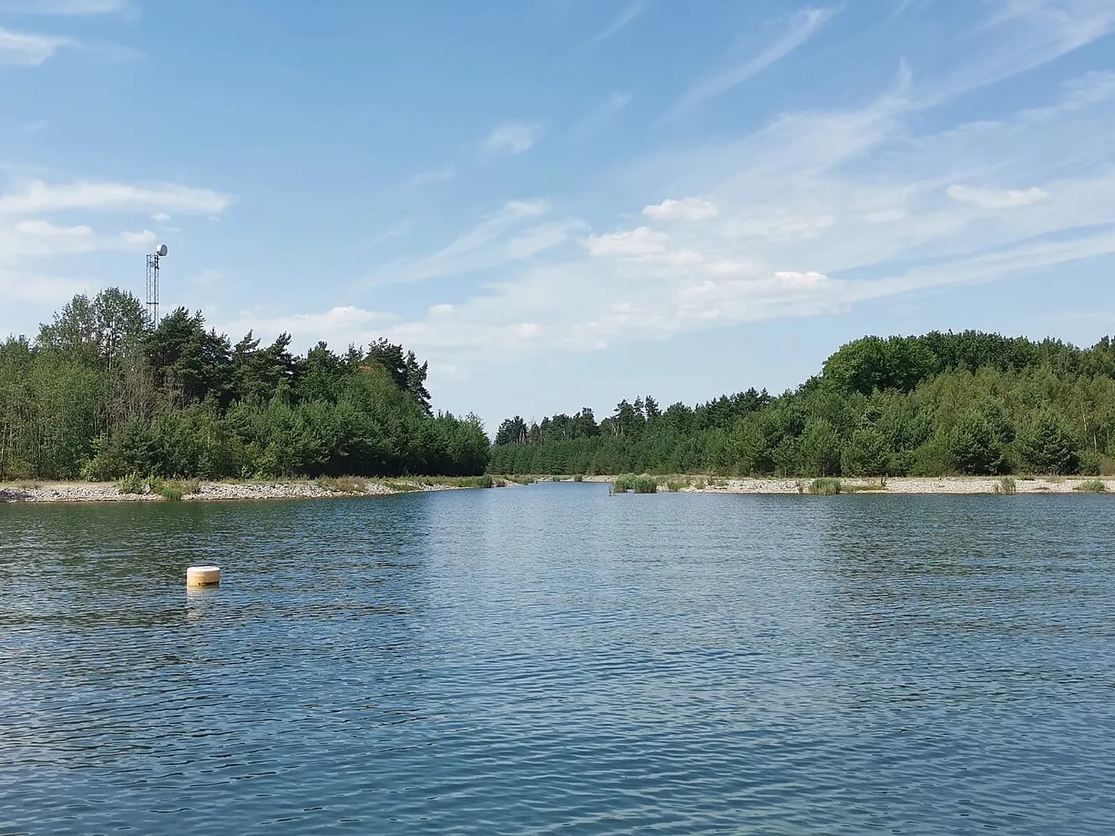 Geierswalder See – Foto: Z thomas, CC BY-SA 4.0